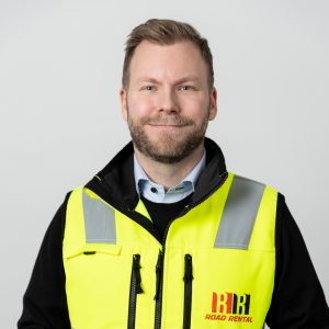 Porträttbild på Andreas Paulsson som jobbar som projektledare hos Road Rental och även har hand om Samordning